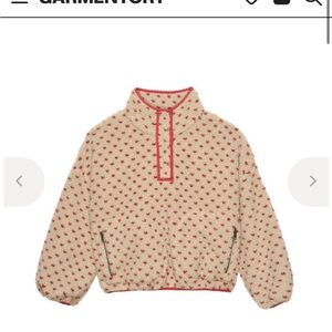 The Countryside Fleece Pullover in Oat & Red
THE GREAT